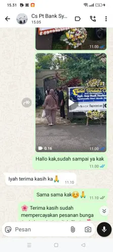 Testimonial Papan Bunga menteng